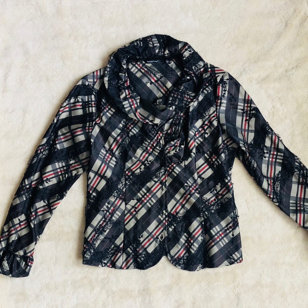 Plaid Blouse